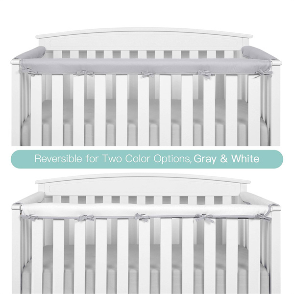 Na Crib Rail Covers Is Fearr le hAimsiú na nGluaiseachta Teething