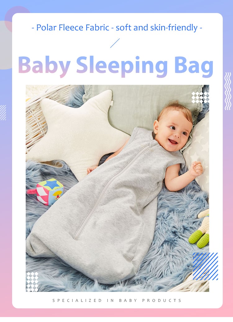 100% Cotton Baby Sleep Sack for Baby Girls Floral Sleeveless Wearable Blanket Baby Sleeping Bag factory