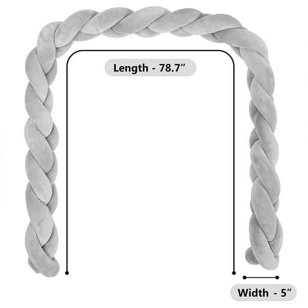 Using the Crib Braided Bumper