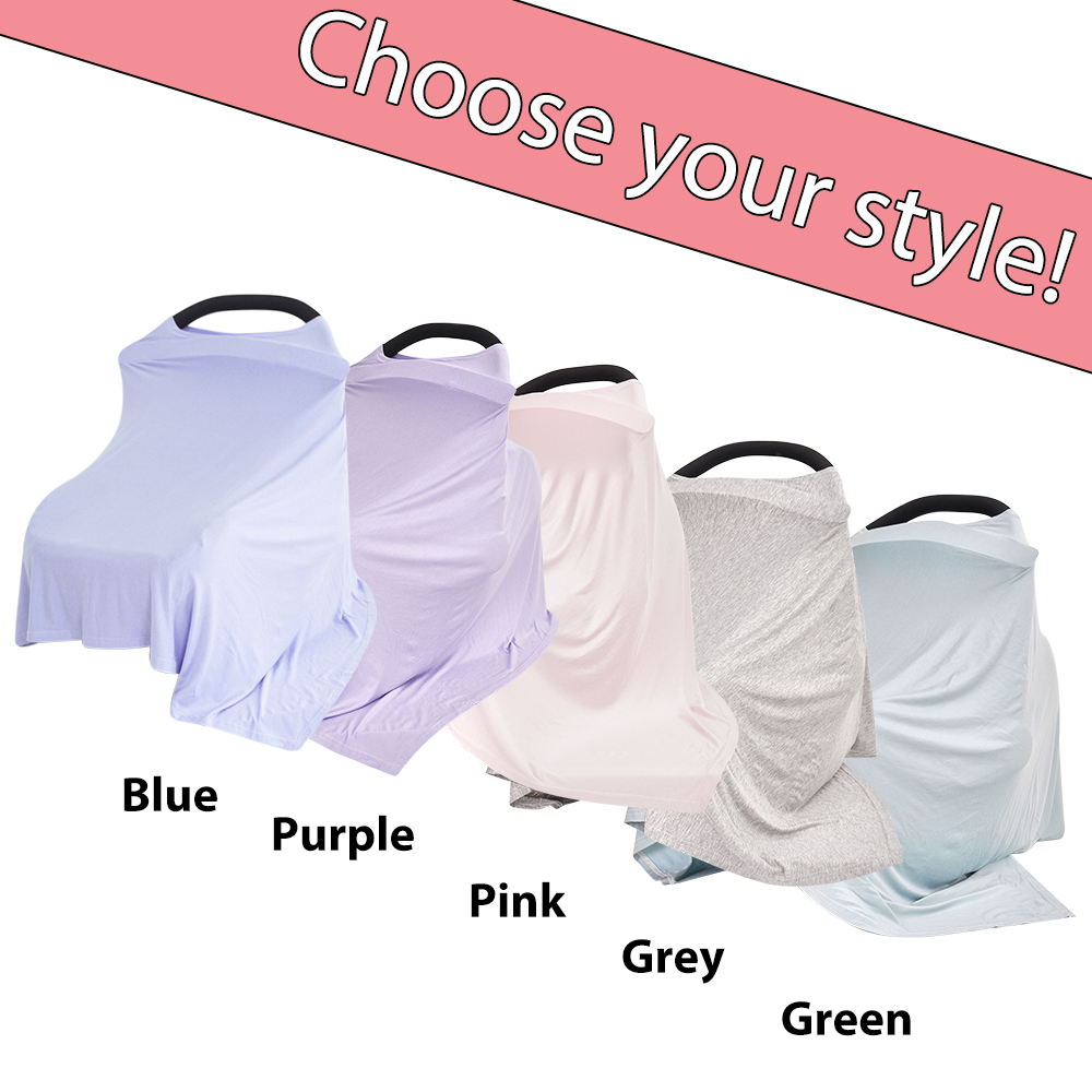 Ultra Soft Breastfeeding Cover Modal Elastic Baby Nursing Cover supplier