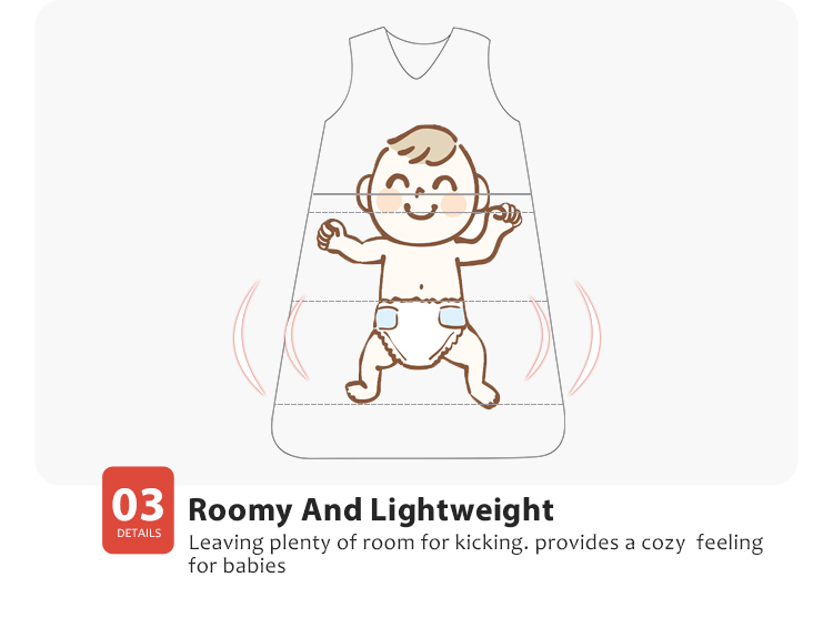 Sleepsack 100% Cotton Wearable Blanket fits Newborns and Infants Swaddle Transition Sleeping Bag supplier