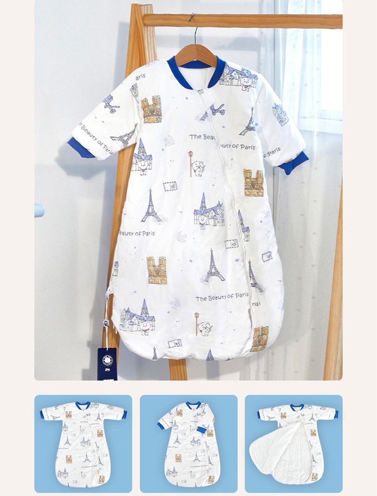 100% Cotton Sleepsack Breathable and Eco-Friendly Winter Baby Sleeping Bag for Infants supplier
