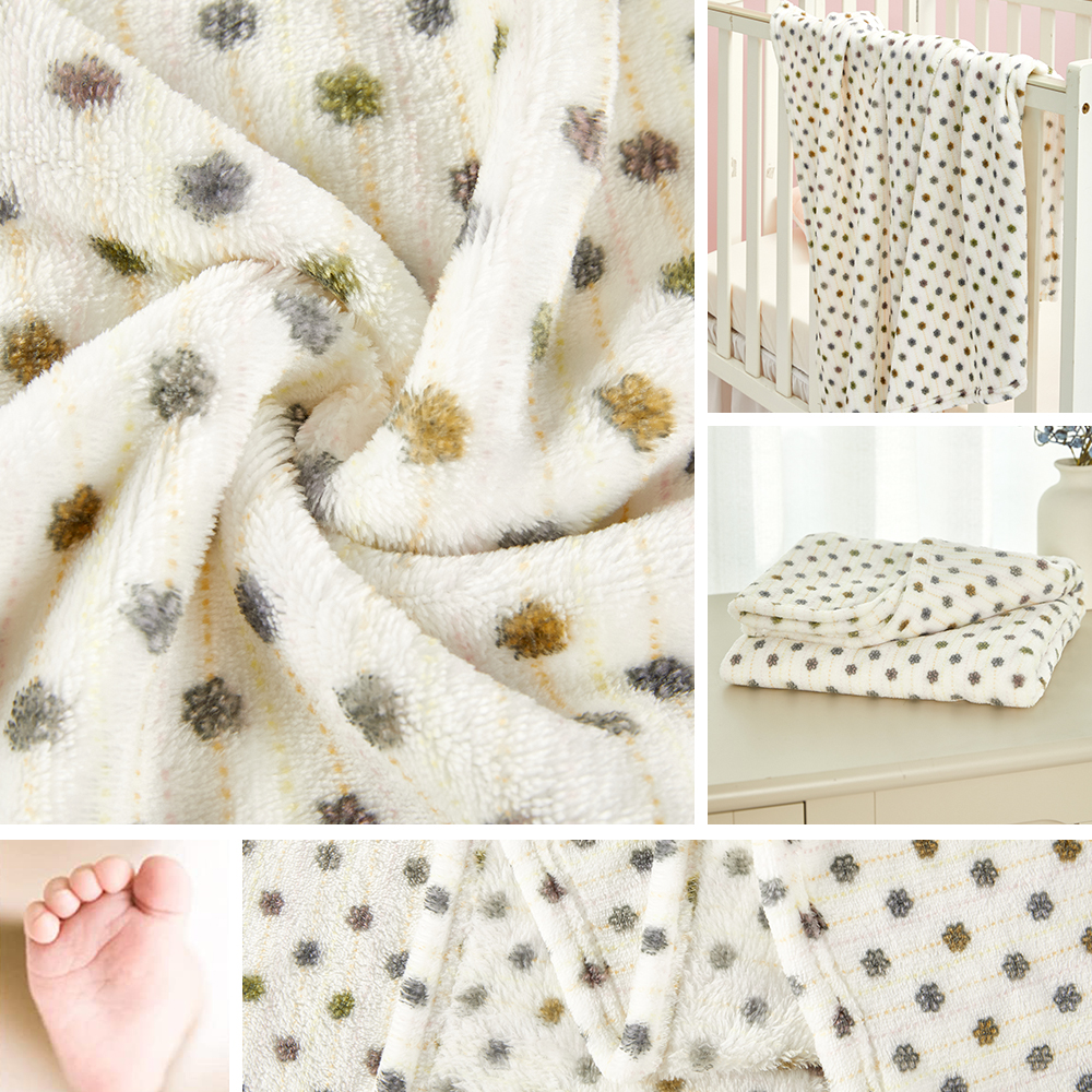 Super Soft 30 X 40 inches Fleece Fuzzy Blanket Lightweight Flannel Baby Blanket manufacture
