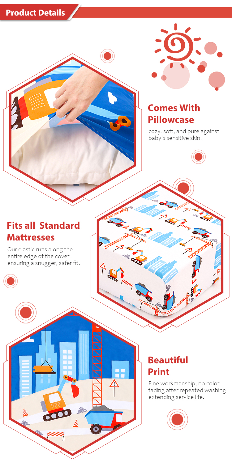 All Season Boys 4-Piece Bedding Comforter Sheet Set Kid Bedding Set factory