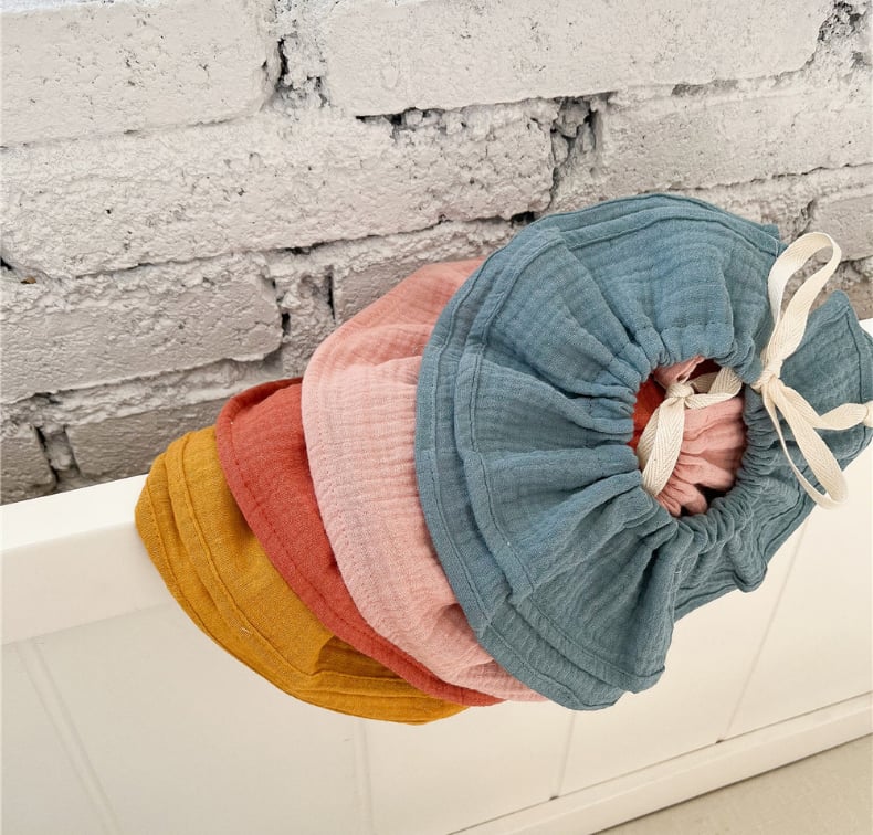 Organic Cotton Acceptable 100% Muslin Super Absorbent Cotton Baby Bib supplier