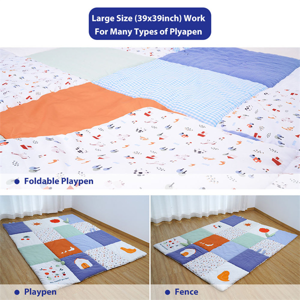 What are the advantages of an extra large play mat?