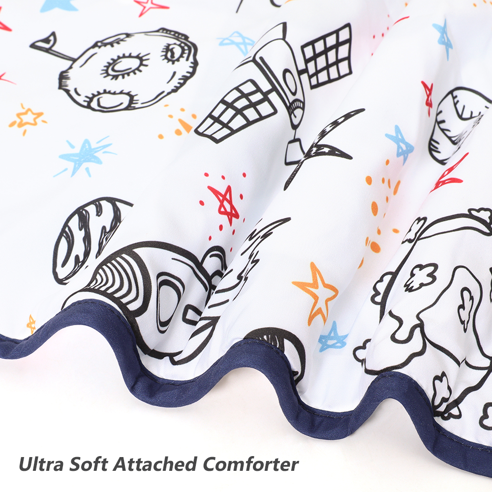 Cartoon Astronaut Kids Nap Mat 100% CottonToddler Daycare Sleeping Nap Mat With Pillow details