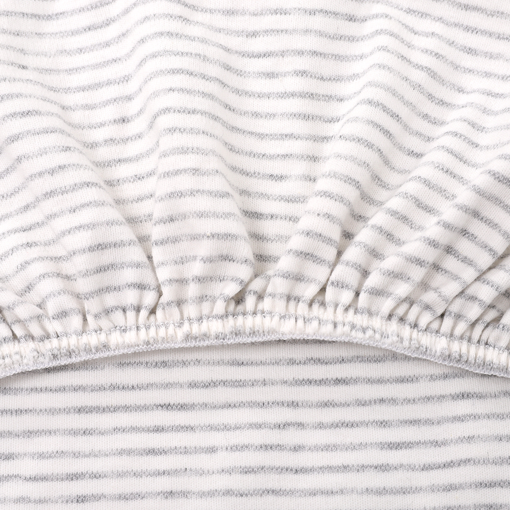 100% Organic Crib Sheets Bed Sheets Combed Cotton Printed Breathable Fitted Cot Sheet factory