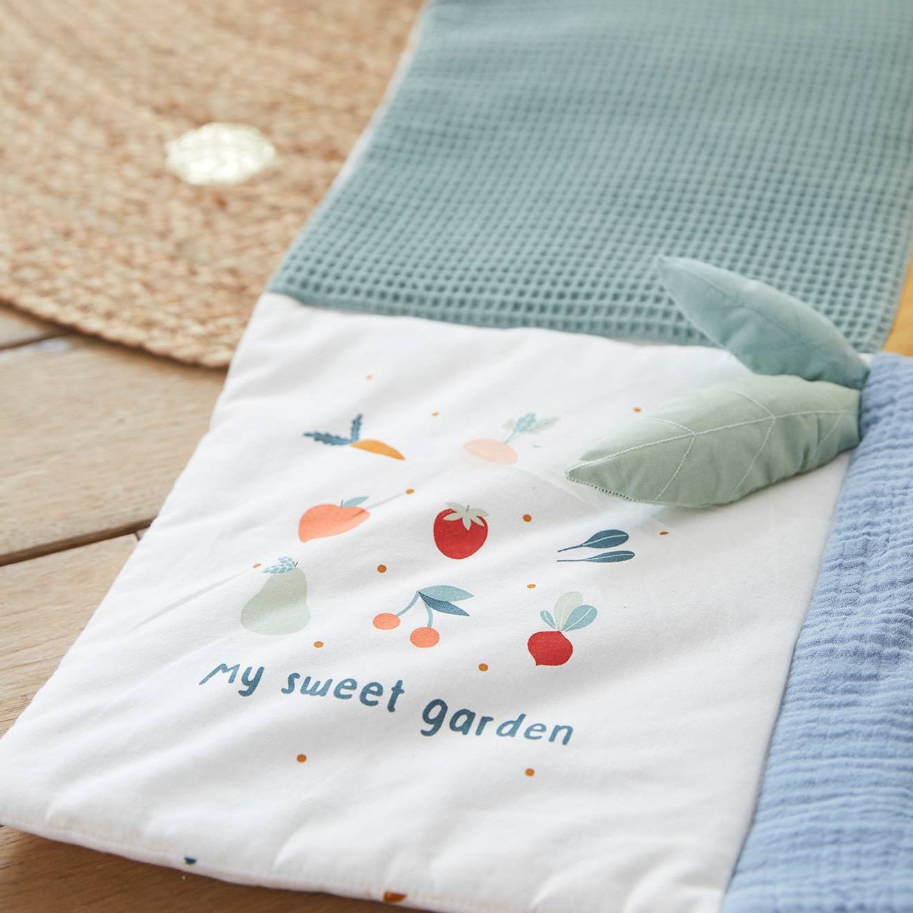 Square Soft Baby Crawling Mat Sensory Customizable Baby Play Gym Tummy Time Kids Play Mat details
