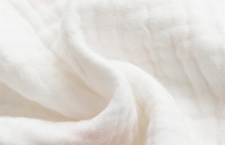 Organic Cotton Acceptable 100% Muslin Super Absorbent Cotton Baby Bib supplier