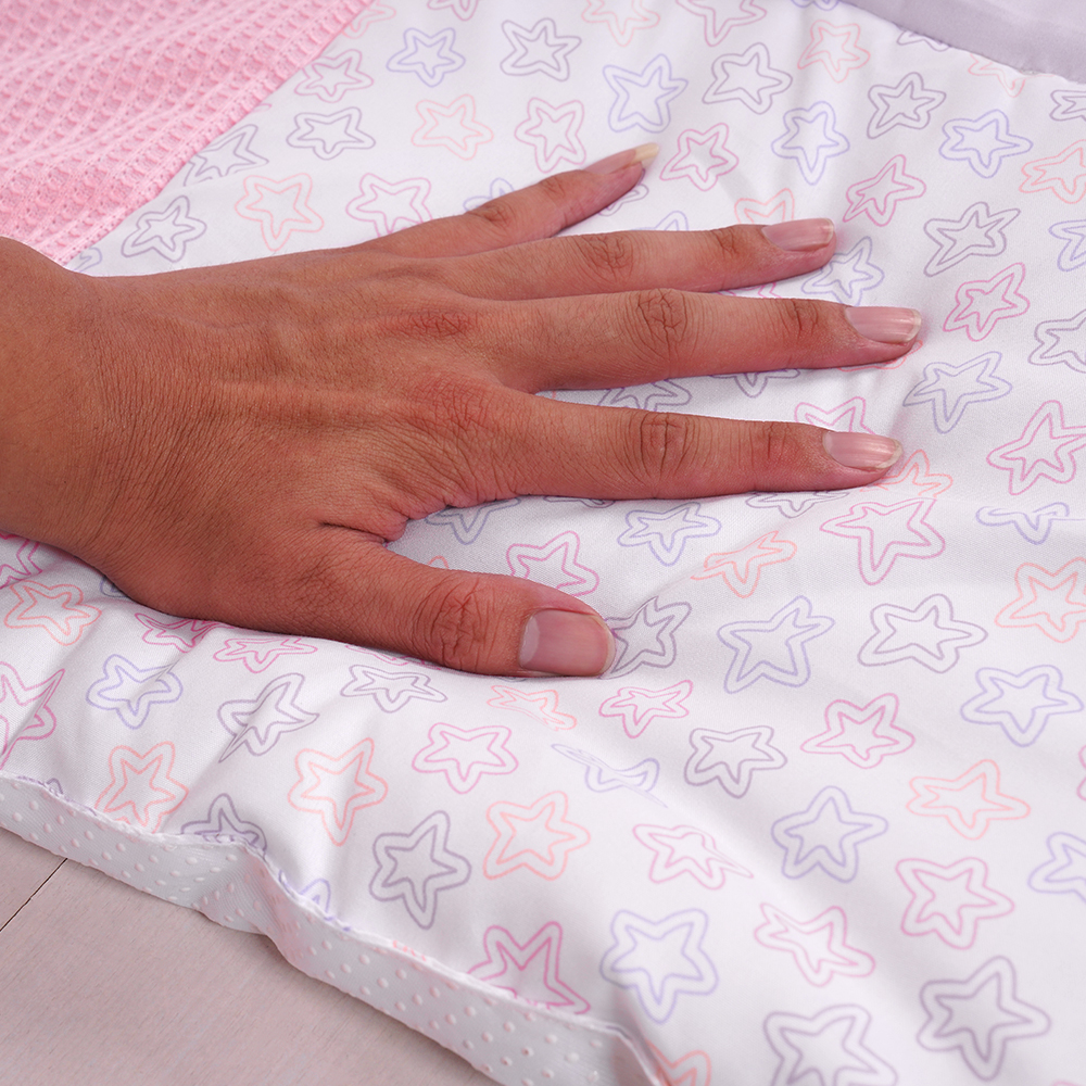 Patchwork Minky Dot Baby Educational Play Mat Super Soft Baby Crawling Mat supplier