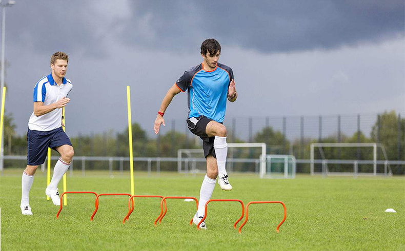 product adjustable pvc fitness sports football training equipment soccer speed agility training hurdles-9