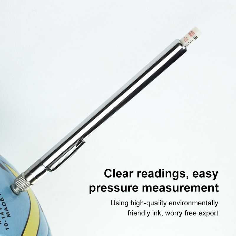 product portable pen type ball pressure gauge with needle clip 0 20lbs for basketball football-4