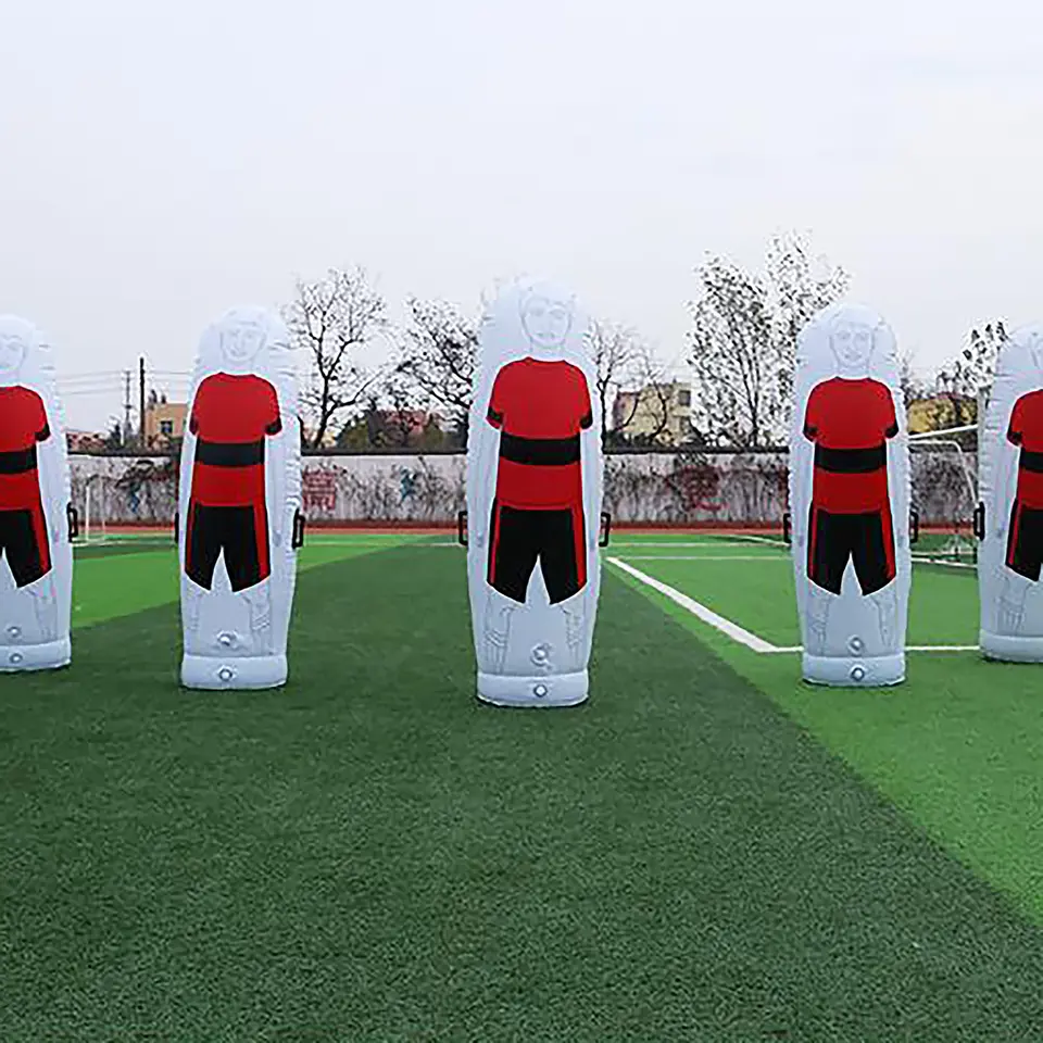 product hot sale soccer training equipment pvc inflatable free kick football dummy goalkeeper soccer training dummy-8