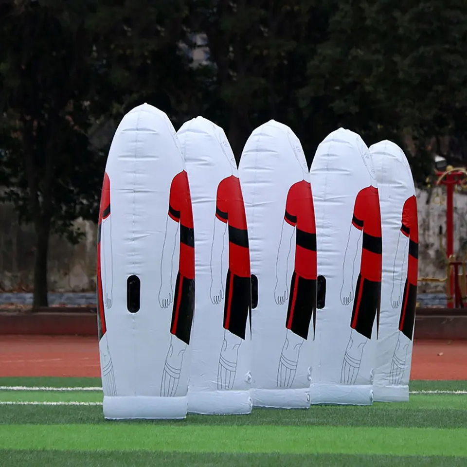 product hot sale soccer training equipment pvc inflatable free kick football dummy goalkeeper soccer training dummy-9