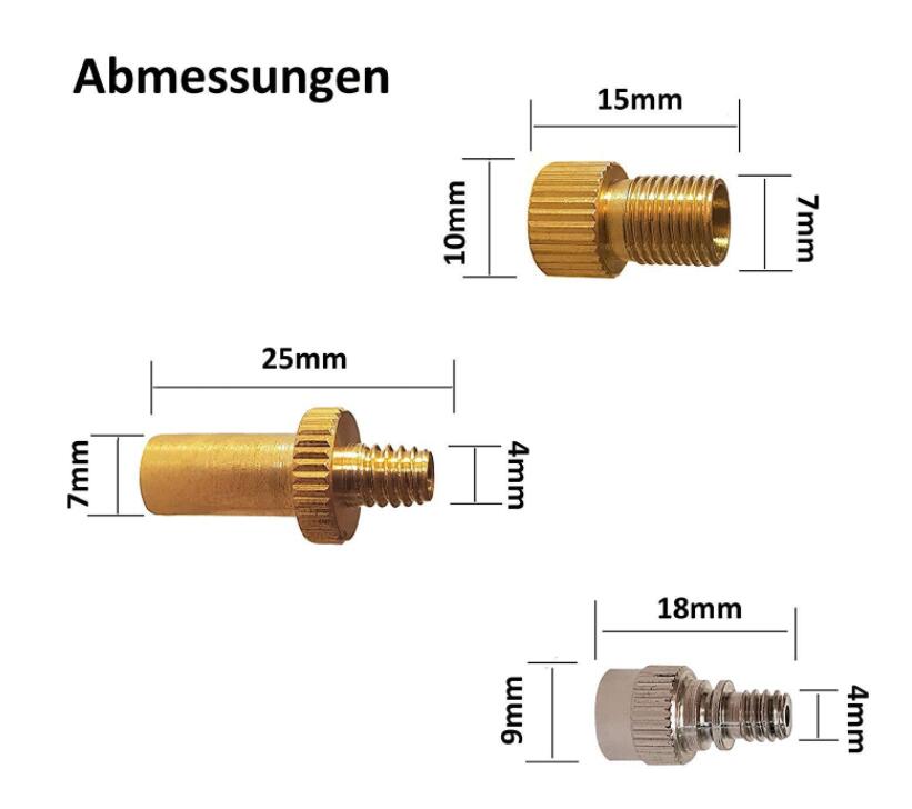 product bike tire valve adapters ball pump needle adapters kit as inflation devices and accessories-3