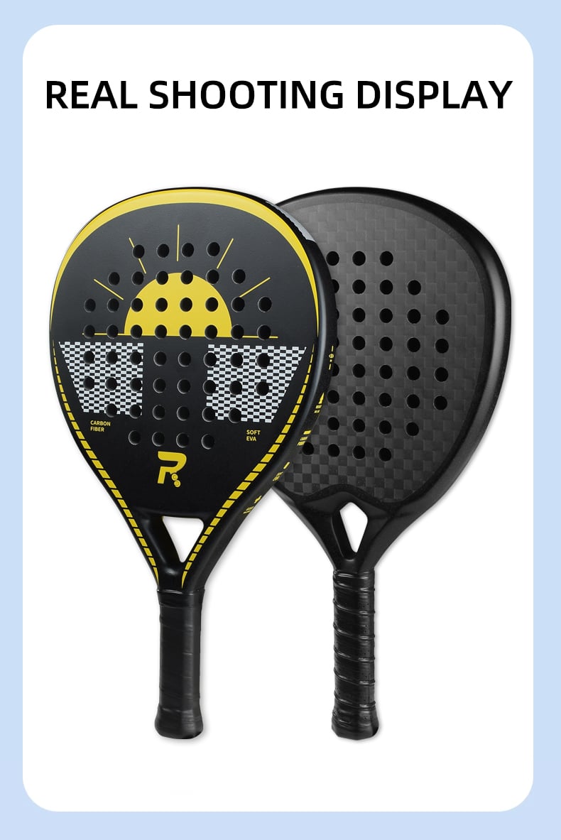 product custom high performance durable padel racquets eva foam core premium carbon fiber face padel racket-10