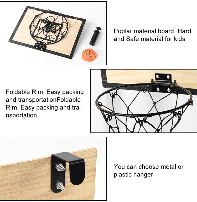 Factory Direct Sale Indoor Wall Mounted Mini Basketball Hoop Kids Custom Practice Toy Mini Basketball Hoop For Home Office details