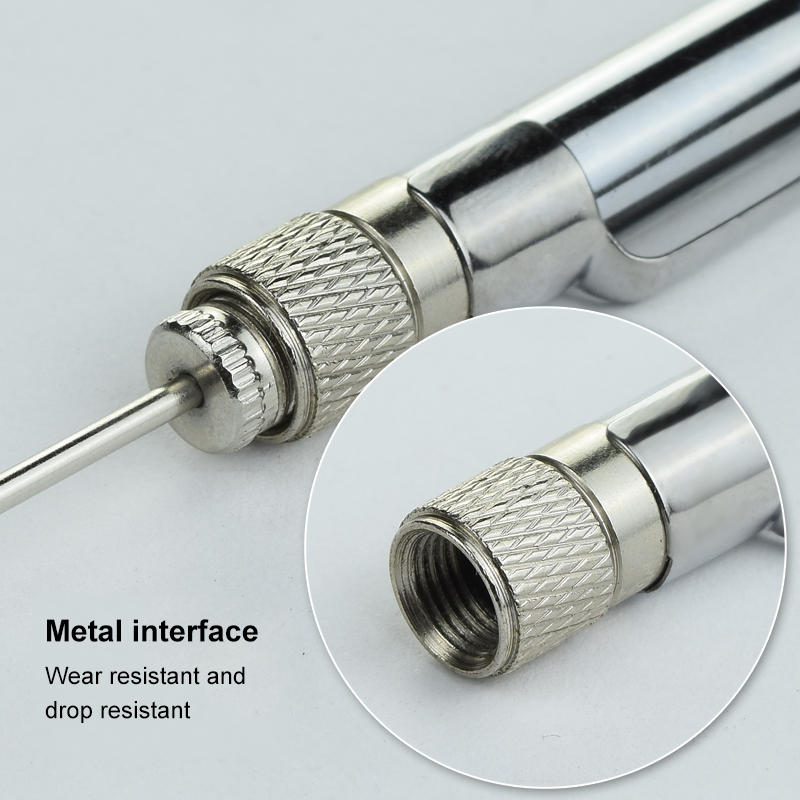 product portable pen type ball pressure gauge with needle clip 0 20lbs for basketball football-5