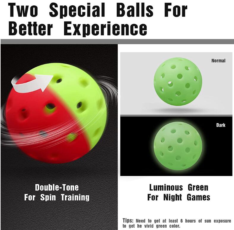 Pickleball Durable USAPA Approved 40 Hole Outdoor Rotation Dura Fast 40 Pickle Ball Seamless Professional Pickleball Balls factory