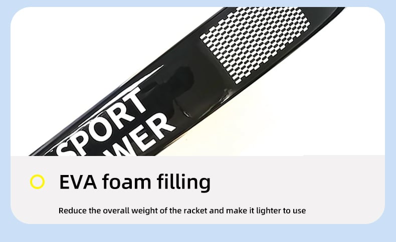 product custom high performance durable padel racquets eva foam core premium carbon fiber face padel racket-9