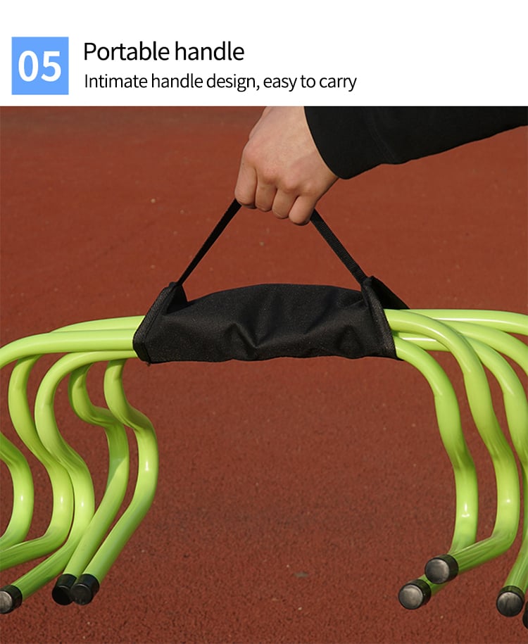 product adjustable pvc fitness sports football training equipment soccer speed agility training hurdles-8