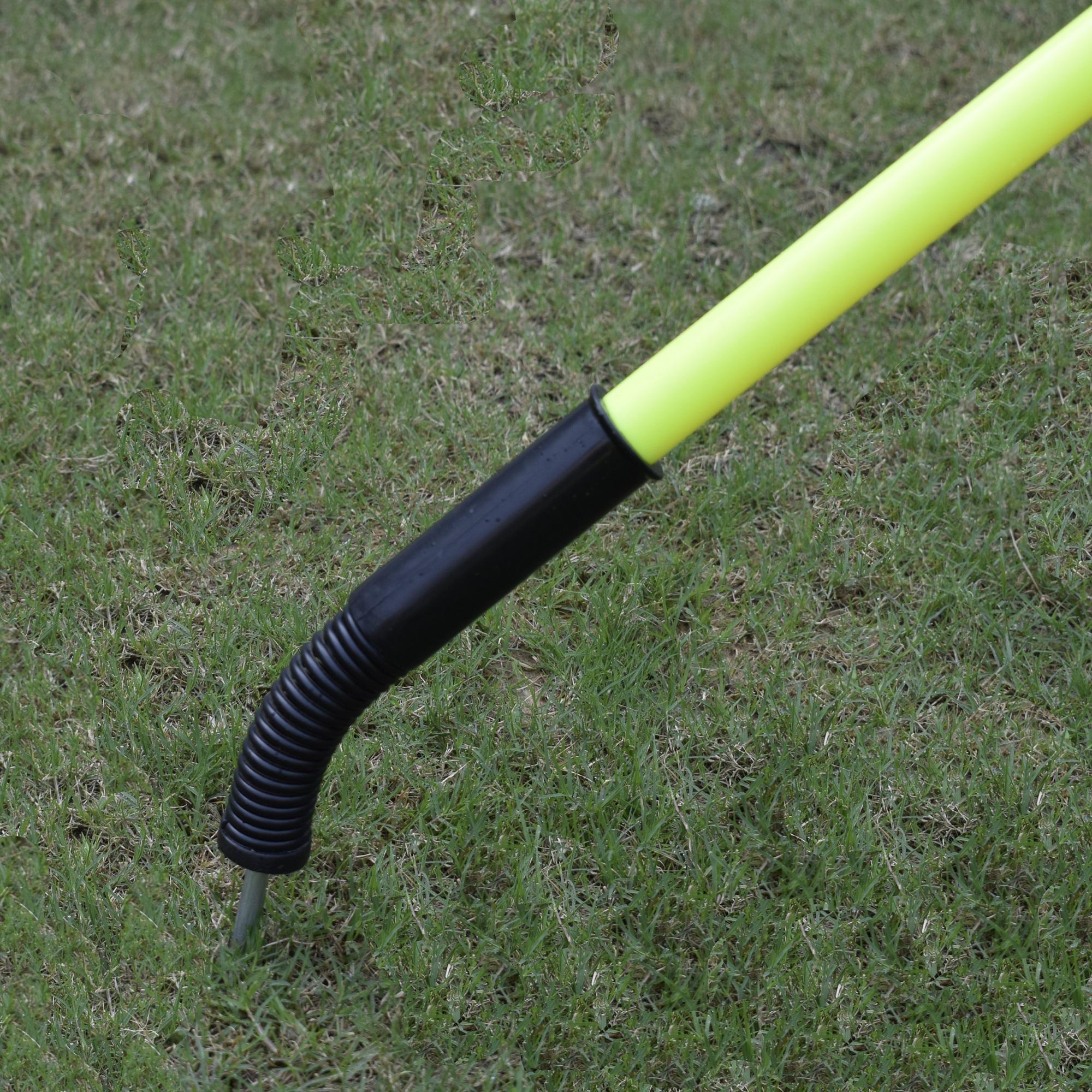 Soccer Training Equipment  Agility Salom Poles Set Football Agility Training Poles manufacture