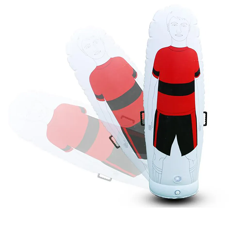 product hot sale soccer training equipment pvc inflatable free kick football dummy goalkeeper soccer training dummy-4