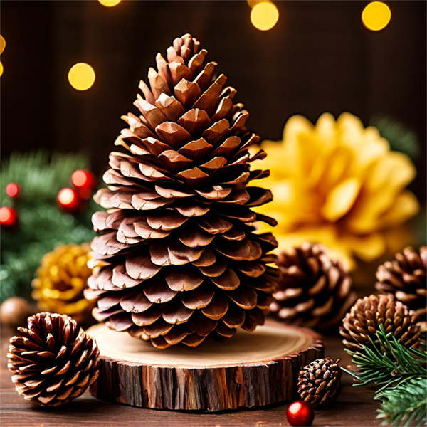 Dekoracje z iglic sosnowych