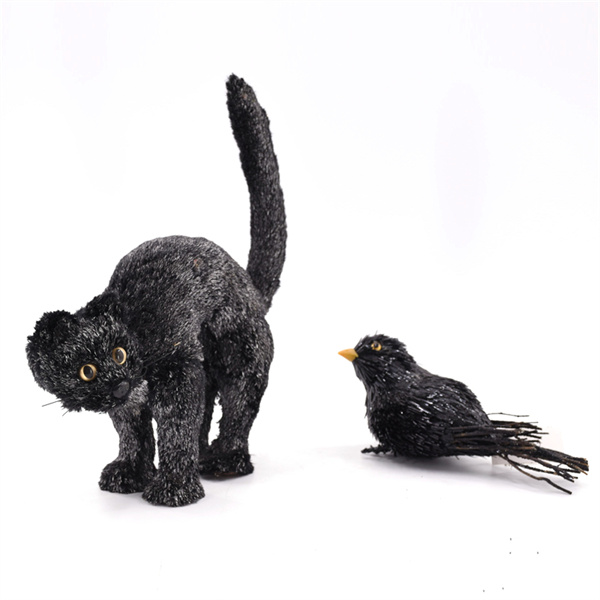 Décorations d'Halloween avec un thème de chat