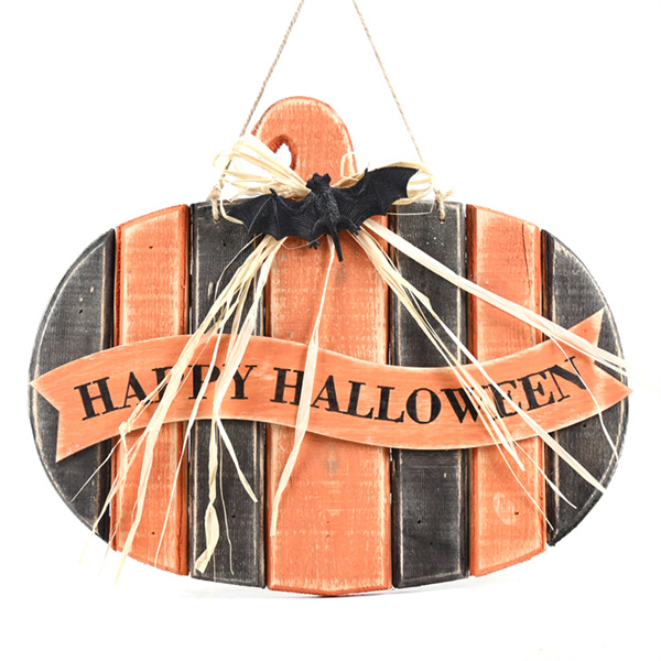 Keep your Halloween accessories organized with these spooky wooden hangers