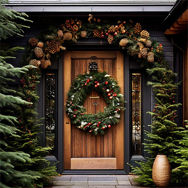 Tips and Tricks for Christmas Front Door Decor