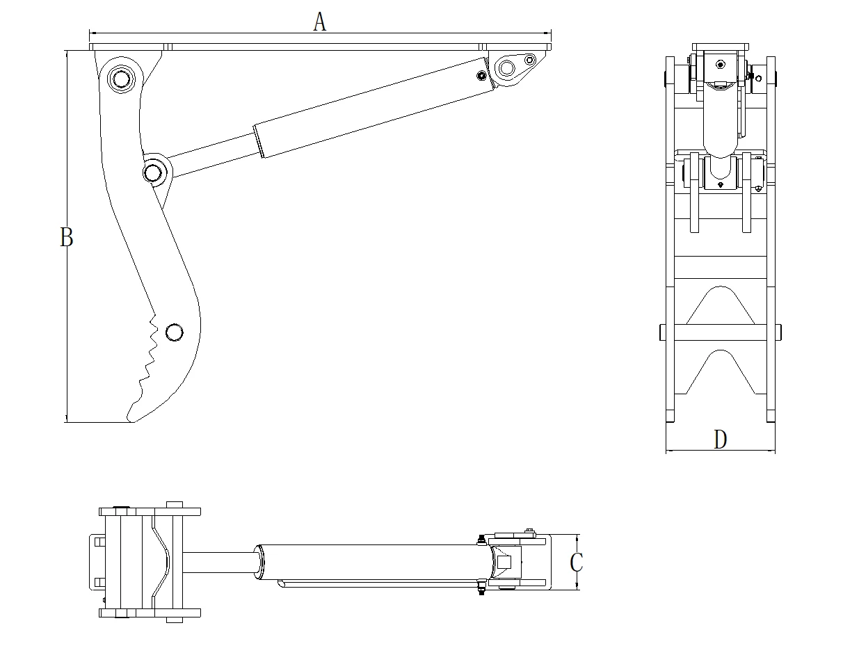 Backhoe Thumb | Hydraulic Thumb For Mini Excavator