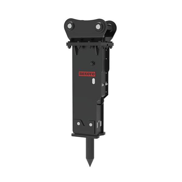 Useu00a0backhoe hydraulic breaker