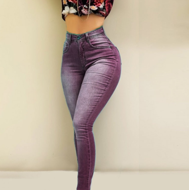 Wholesale Sexy High Waist Skinny Plus Size Women's Jeans Mujeres Ladies Slim Fit Denim Pants Jeans supplier
