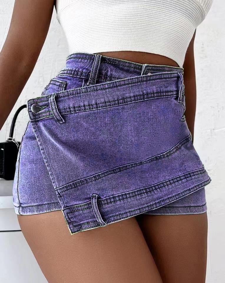 Summer XS-2XL Wholesale Mini Ladies Fashion Denim Jeans Skirts Women's Shorts supplier