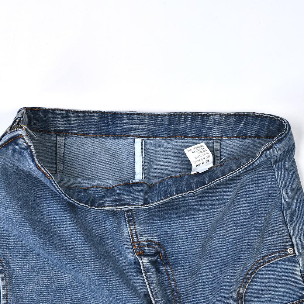Fashion Unique New Streetwear Sexy Irregular Washed Jean Shorts Women Short Denim Shorts for Women Shorts Women details