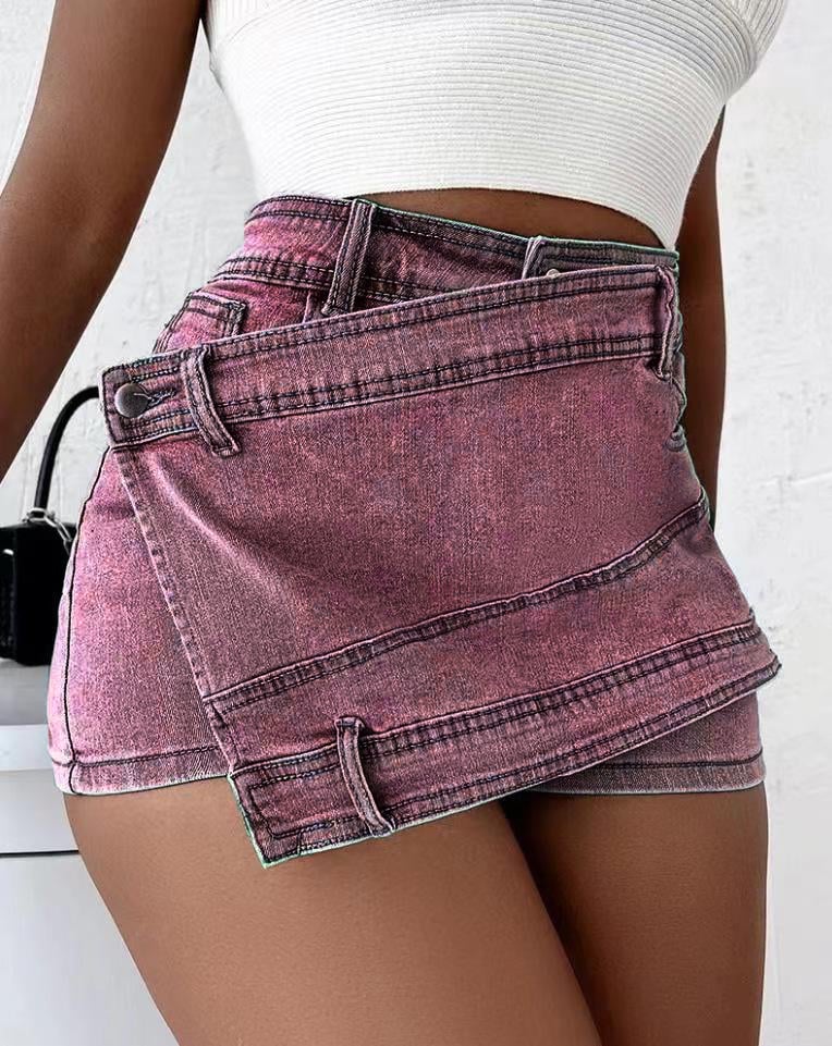 Summer XS-2XL Wholesale Mini Ladies Fashion Denim Jeans Skirts Women's Shorts manufacture