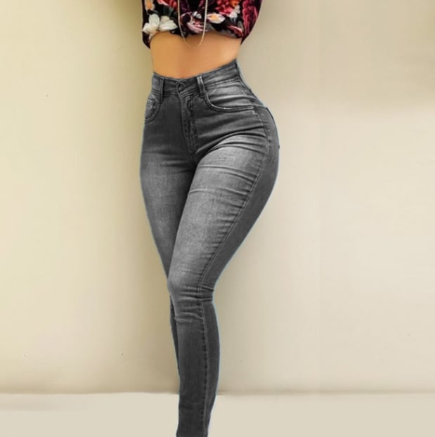 Wholesale Sexy High Waist Skinny Plus Size Women's Jeans Mujeres Ladies Slim Fit Denim Pants Jeans manufacture
