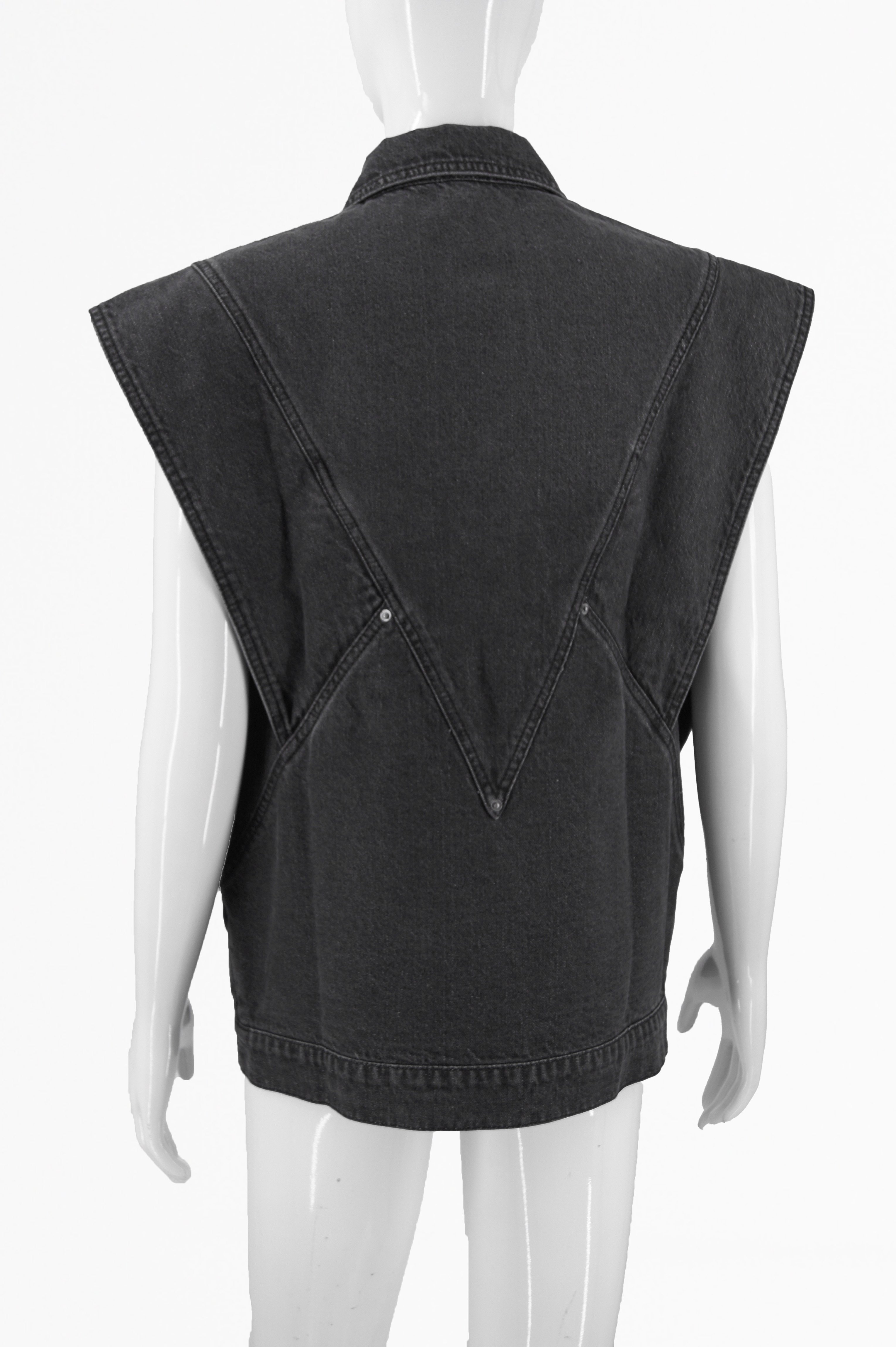 Wholesale Fashionable Ladies Denim Vest Washed Stretch Casual Stylish Slim Fit Women Coat Waistcoat Vest supplier