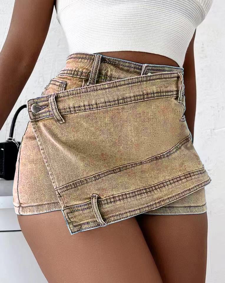 Summer XS-2XL Wholesale Mini Ladies Fashion Denim Jeans Skirts Women's Shorts factory
