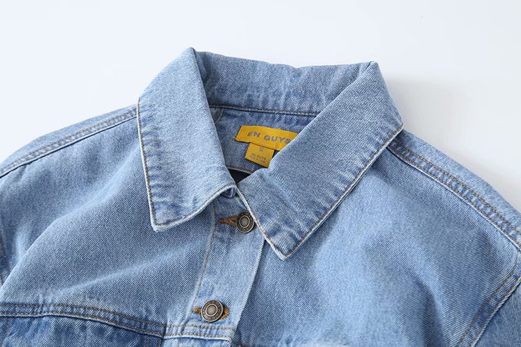 Streetwear Dress Sexy Women Turn Down Collar Denim Mini Dress details