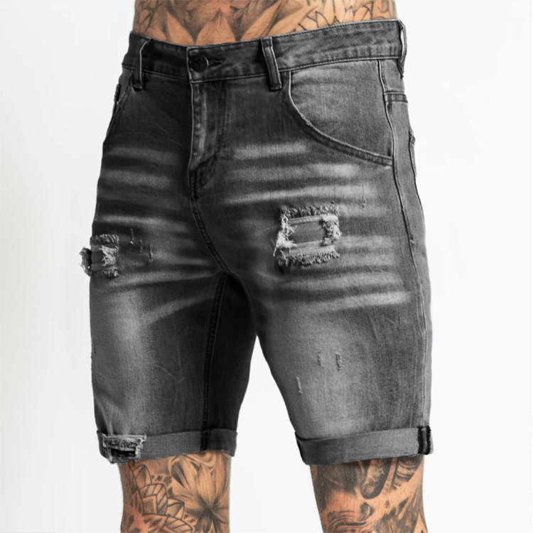 Cotton Summer Shorts Men Denim Shorts Jeans Pant Homme Custom Short Jeans Trouser Men Skinny Damage Jeans for Men Stylish details