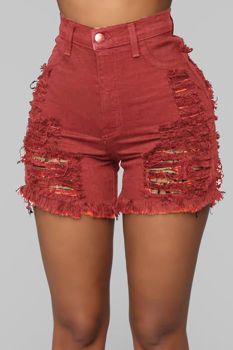 New Arrivals Broken Hole Women Denim Summer Shorts Zipper Fly Pockets Frayed Raw Ripped Denim Short Jeans for Women factory