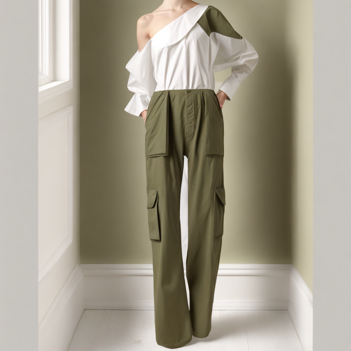 Casual High Waist Classic Pocket Trousers Wide Leg Pant Denim Women Jeans Baggy Boyfriend Jeans Cargo Pants Jeans Women supplier