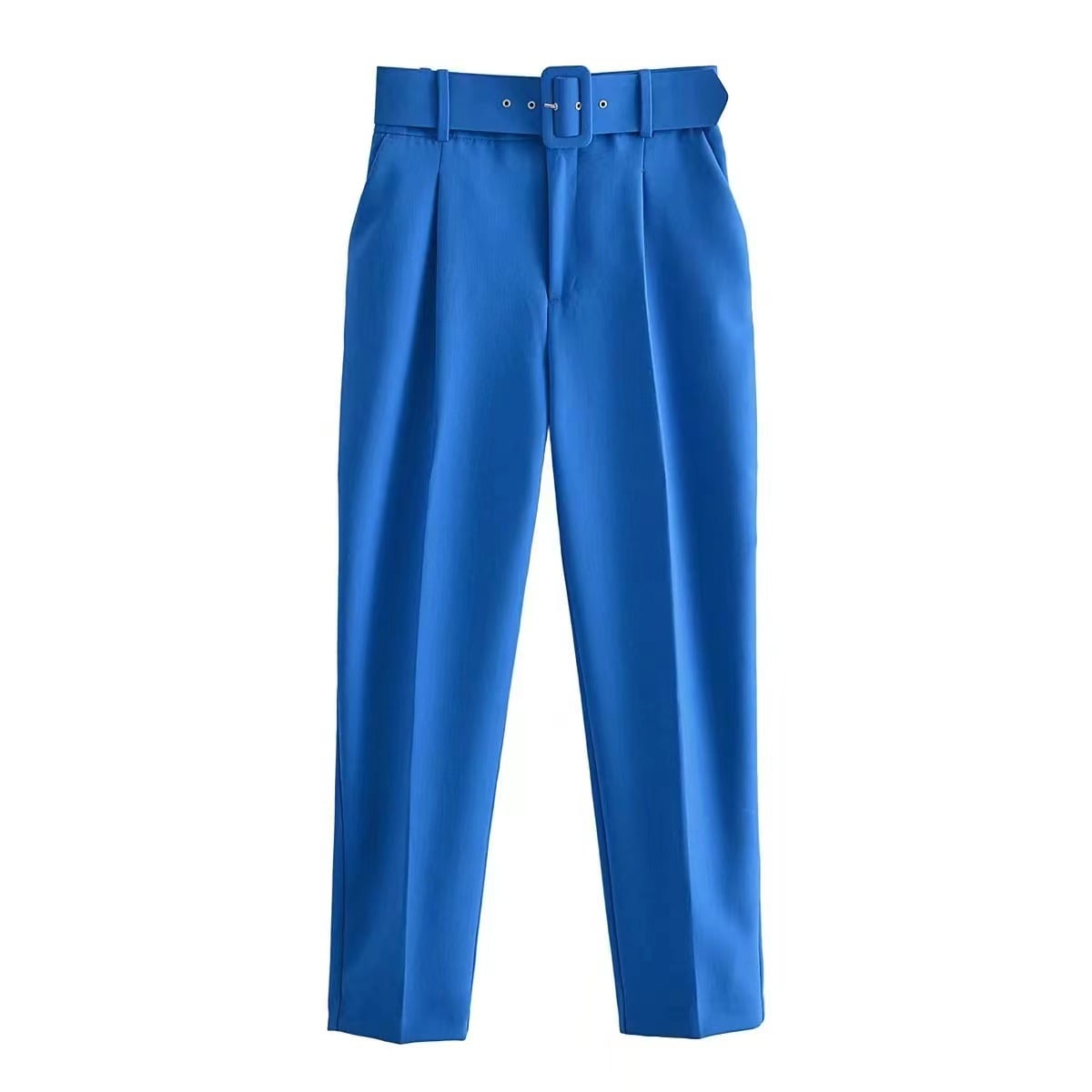 Spring Fall Women's Clothing Women Casual Temperament Commuter Long Sleeve Print Shirt Pants Two Piece Ladies Sets supplier