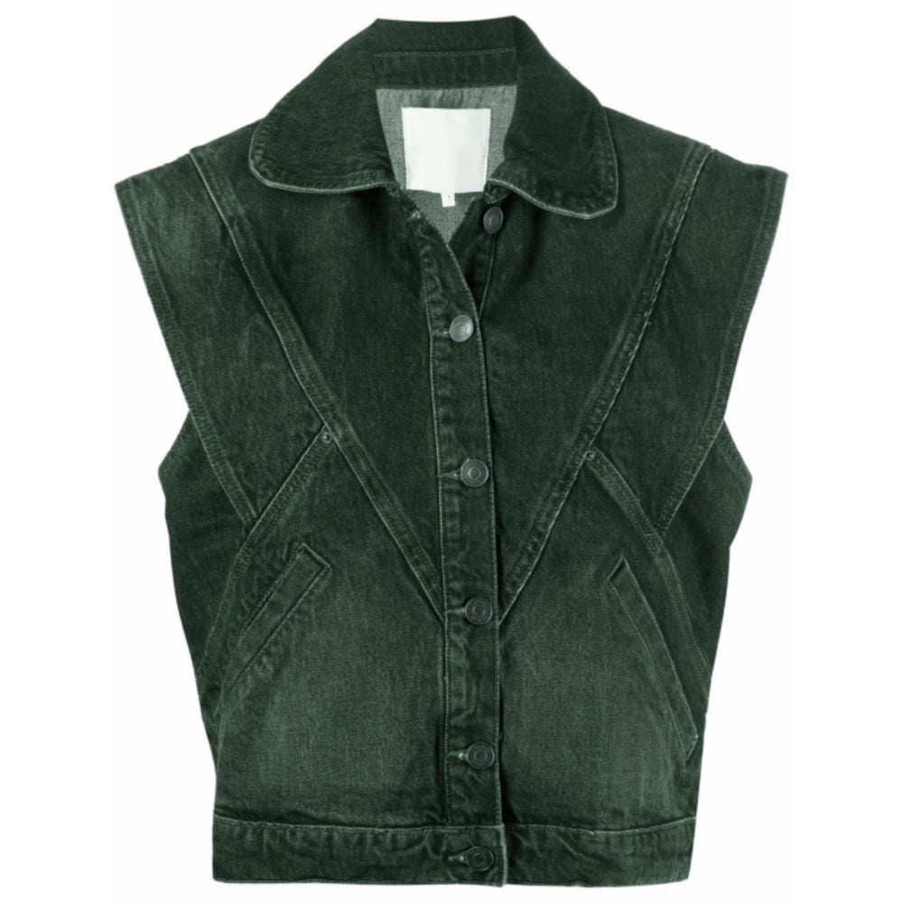 Wholesale Fashionable Ladies Denim Vest Washed Stretch Casual Stylish Slim Fit Women Coat Waistcoat Vest factory