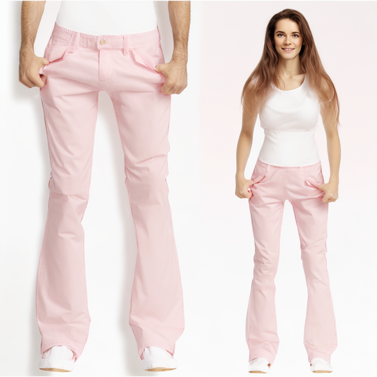 Women's Jeans Skinny Flared Solid Color Low Waist Jeans Denim Stretch Bottom Flare Pants Trousers supplier