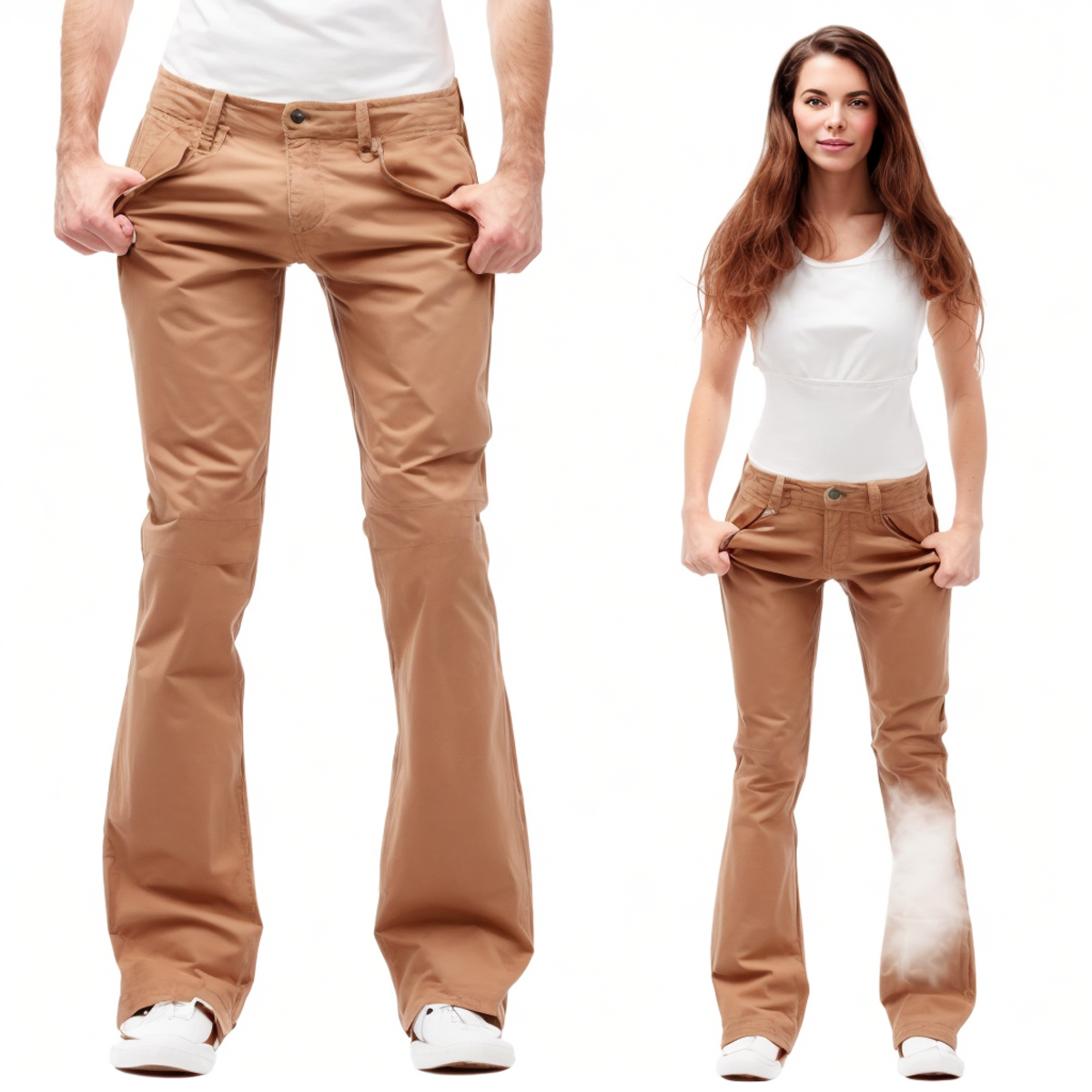 Women's Jeans Skinny Flared Solid Color Low Waist Jeans Denim Stretch Bottom Flare Pants Trousers details