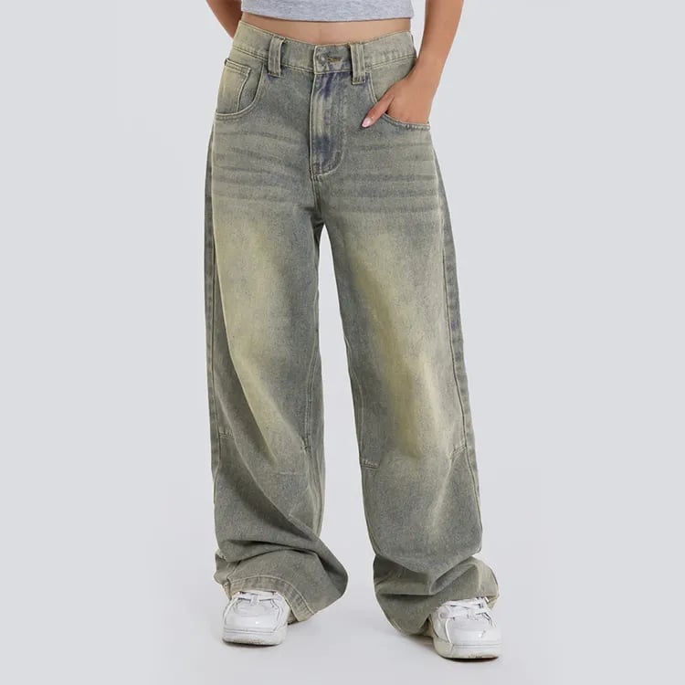SSY Wide Leg Jeans Women Denim Flare Jeans Boot Cut Blank Jeans Pants Trousers supplier
